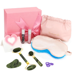 MUOUAKATE Jade Roller in teen gift set offers soothing at-home skincare.