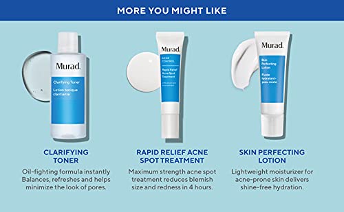 Murad Acne Control Clarifying Cleanser massage action promotes refreshing cleanse