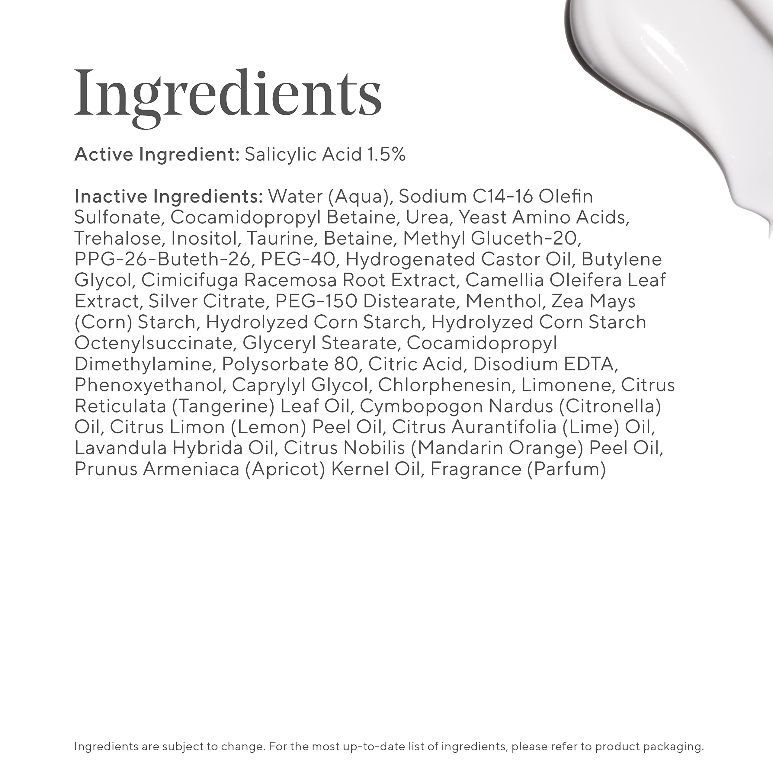Murad Acne Control Clarifying Cleanser time-release formula maintains cleansing activity after rinse