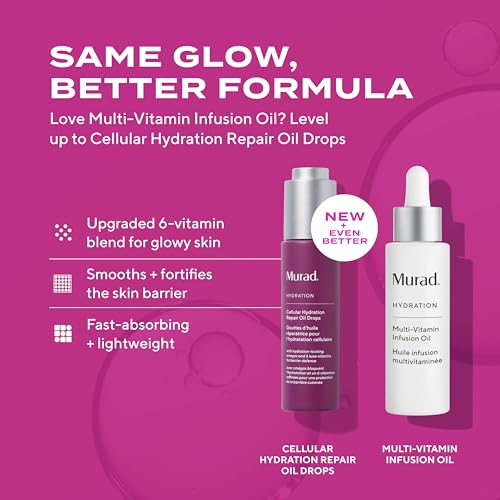 Murad Cellular Hydration Repair Oil Drops travel-size bottle for on-the-go hydration.