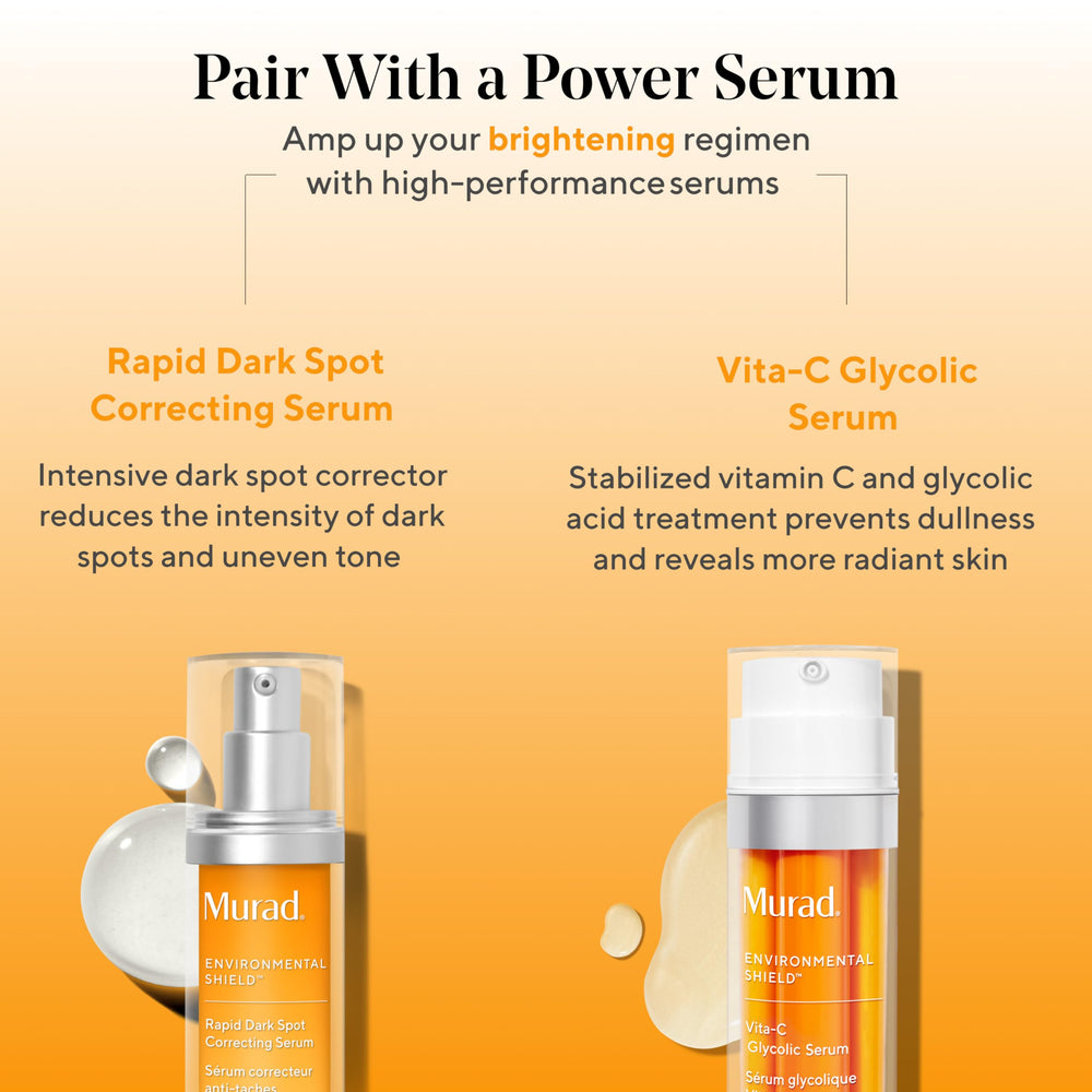 Murad City Skin Age Defense SPF50 face cream tube for radiant even tone