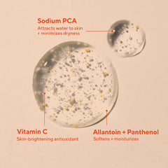 Murad Essential-C cleanser citrus splash evokes refreshing morning ritual.