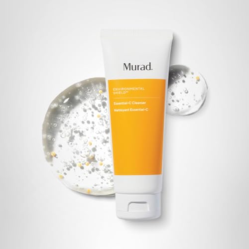 Murad Essential-C clean skin application scene hints daily use benefits.