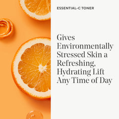 Murad Essential-C Toner bottle splash suggesting refreshing glow