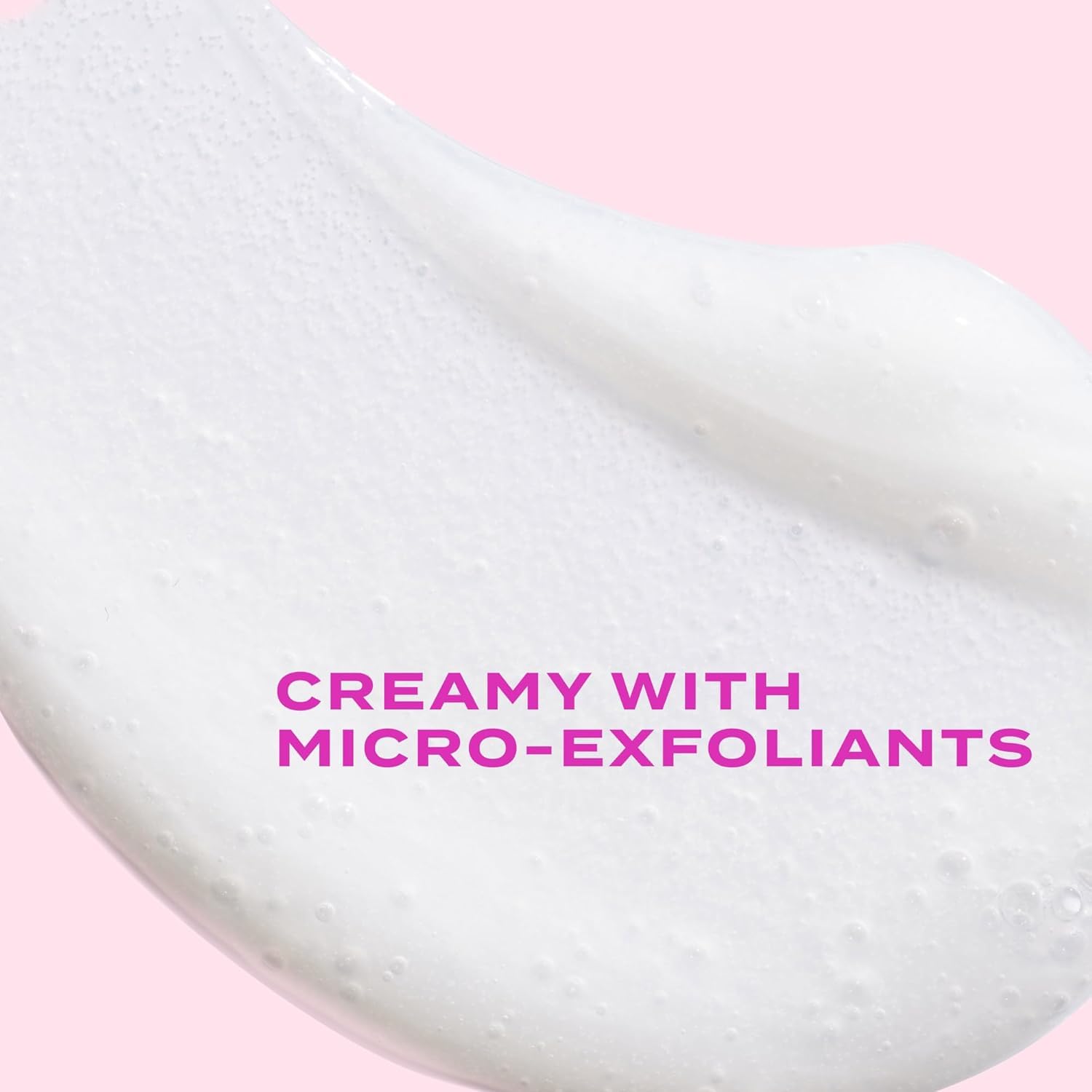 Murad AHA/BHA cleanser before after visual illustrating skin texture improvement.
