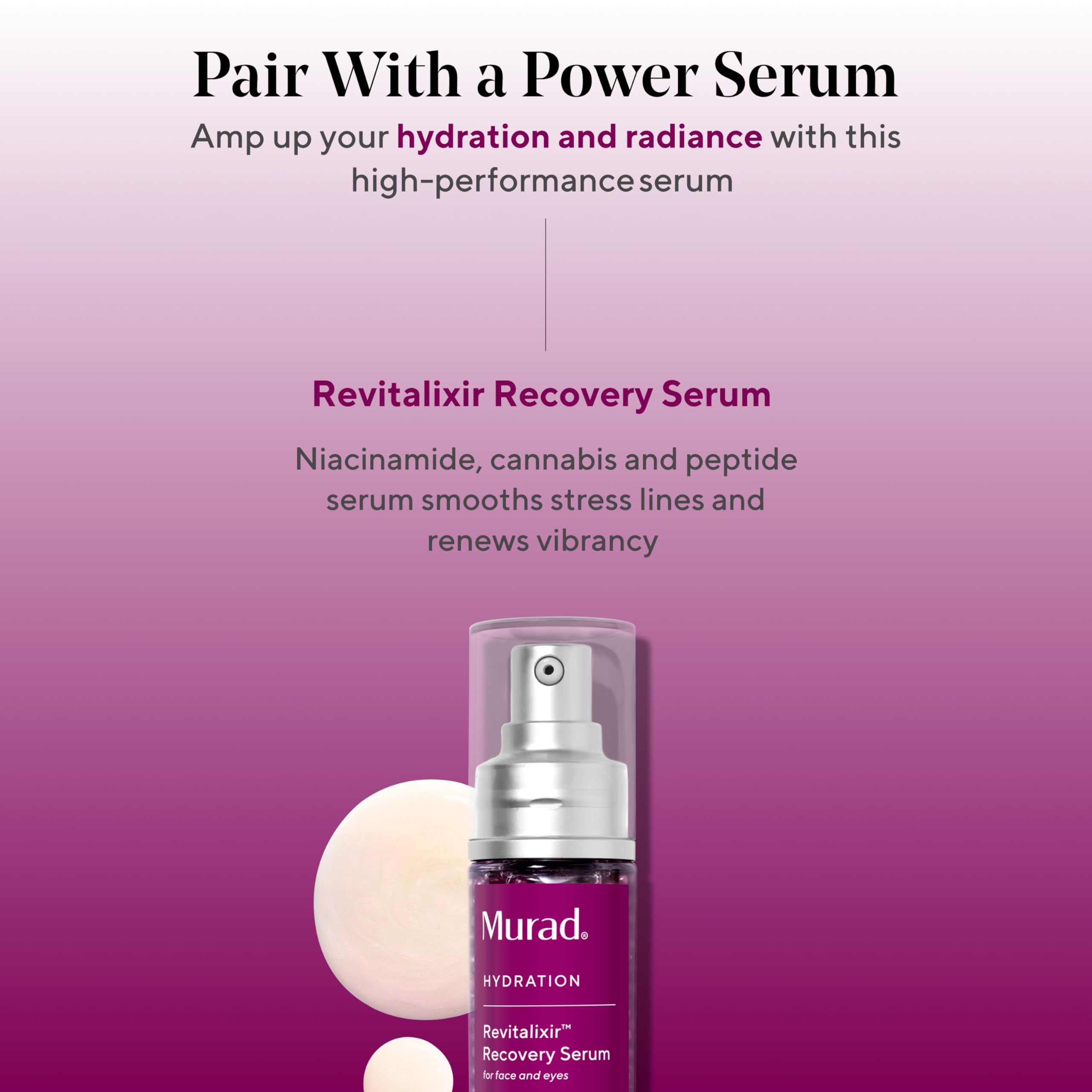 Murad exfoliating cleanser application close-up as part of a skincare ritual.