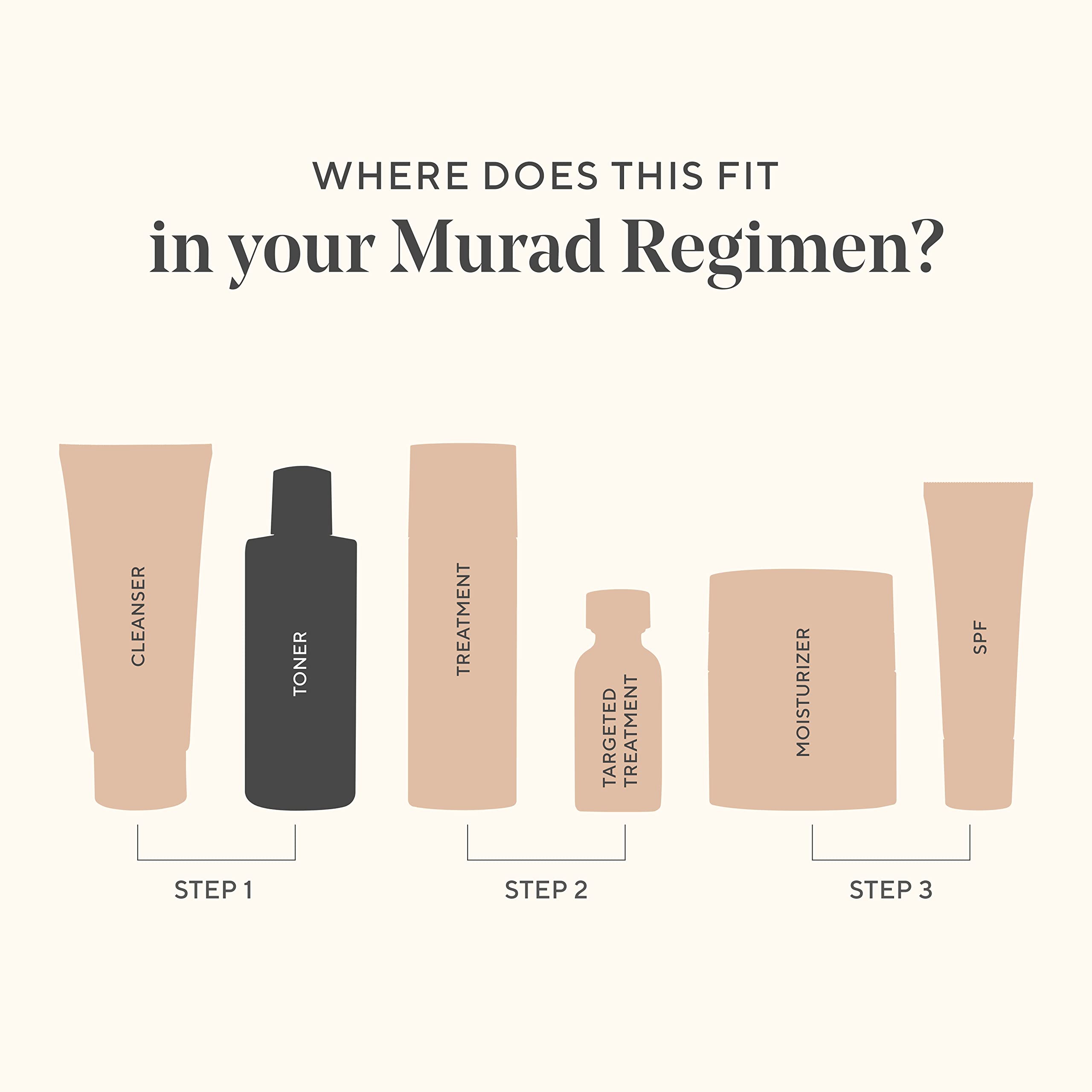Murad Hydrating Toner skin swatch suggests balanced, refreshed complexion