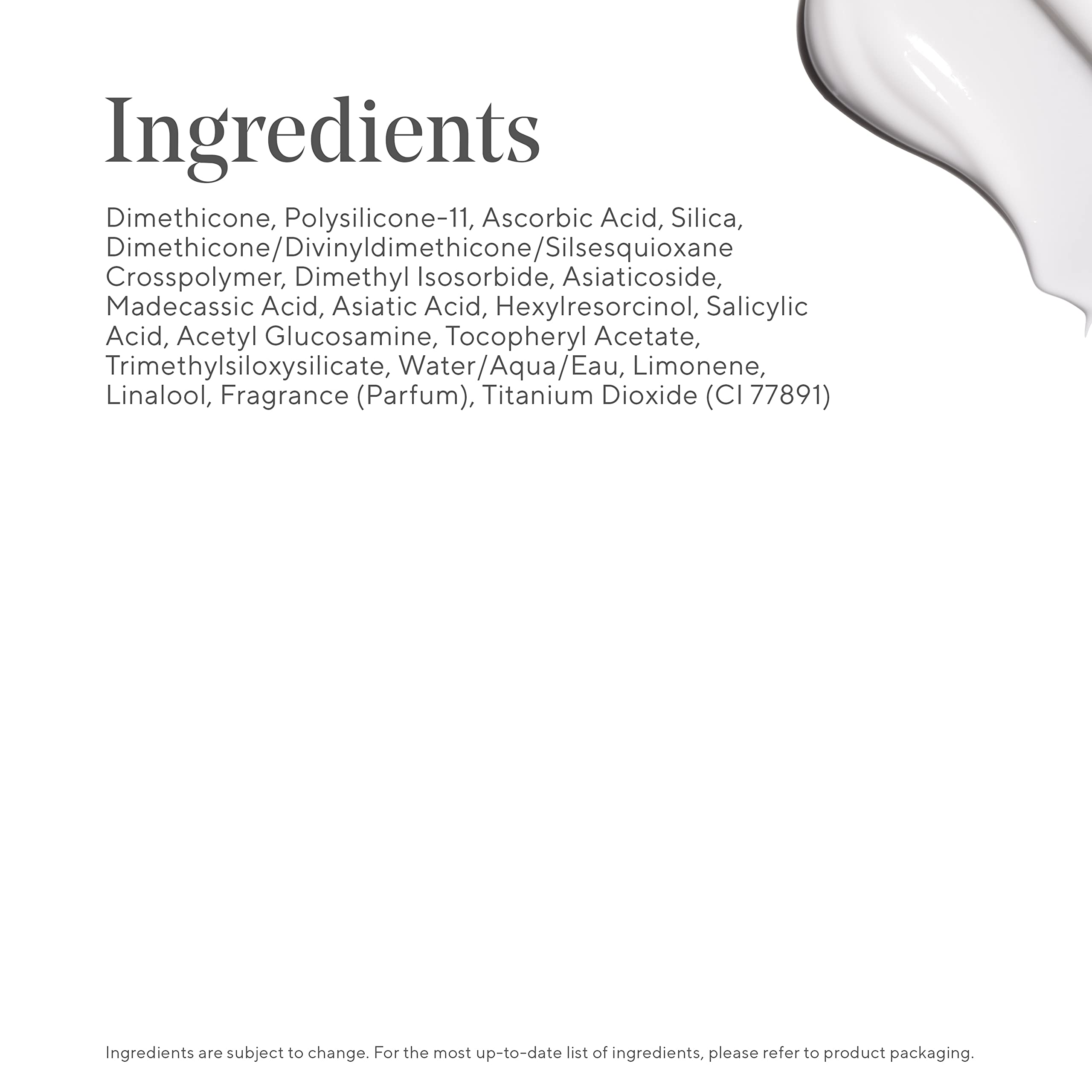 Murad InvisiScar Vitamin C ingredient close-up highlights brightening support.