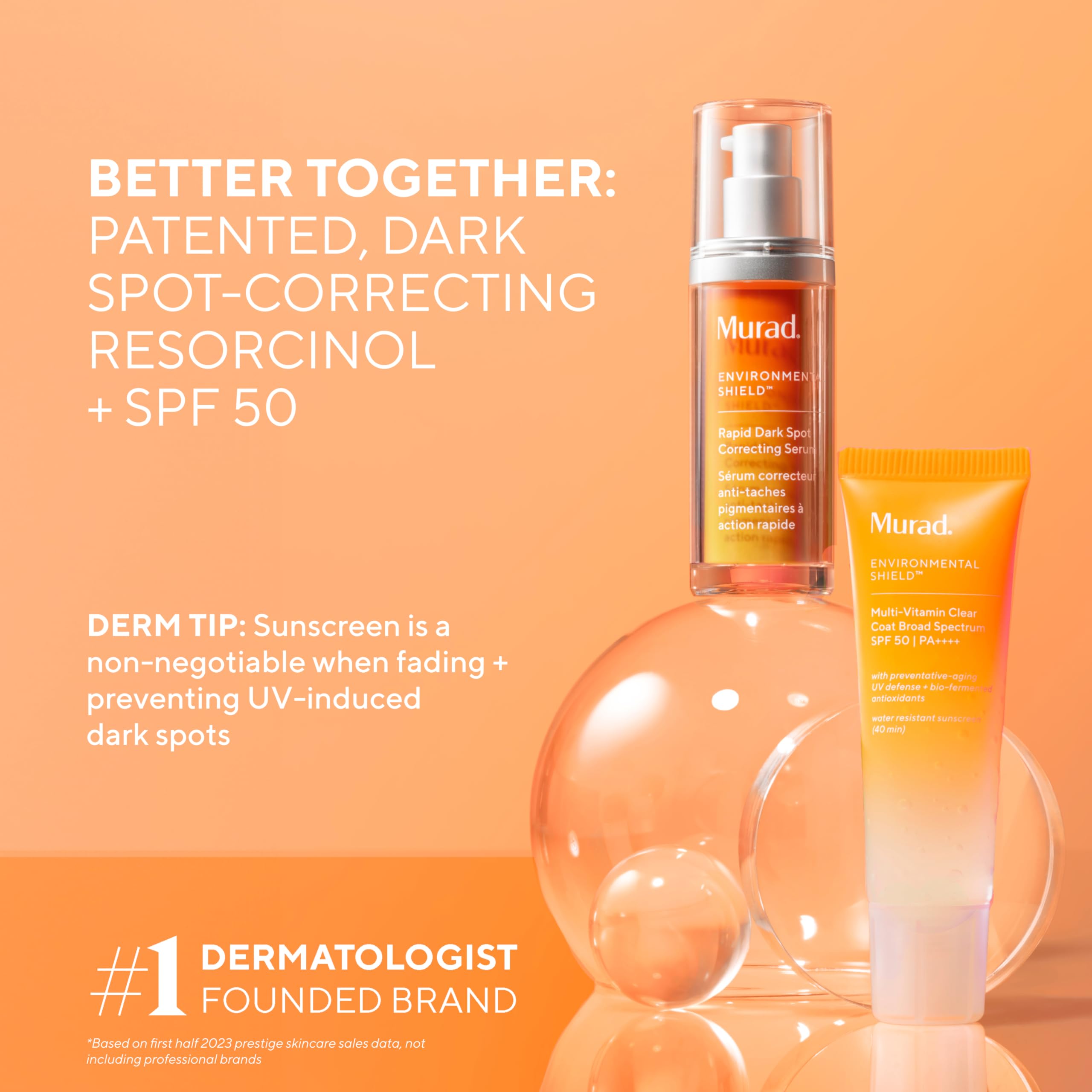 Murad Multi-Vitamin Clear Coat Sunscreen being applied to face and neck for daily protection