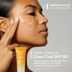 Murad Multi-Vitamin Clear Coat Sunscreen chia-sage ingredients nourish skin with antioxidant protection