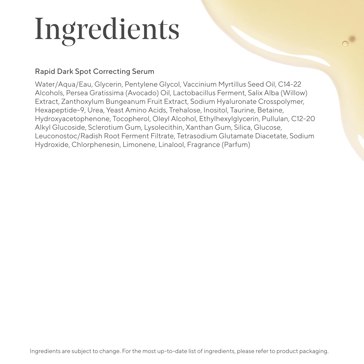 Glycolic acid helps surface renewal for a more even complexion.