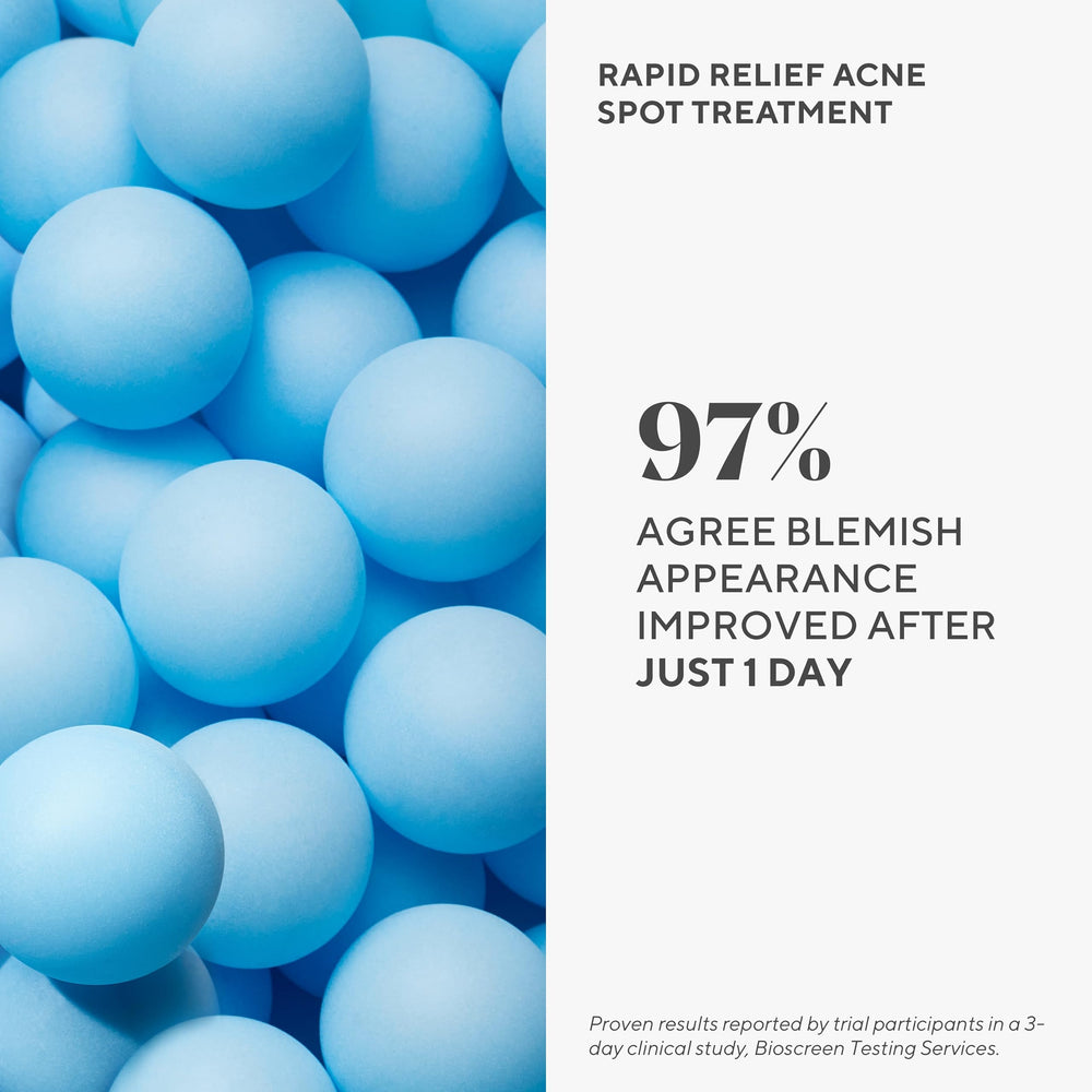 Murad Rapid Relief gel layered under makeup for concealer-ready coverage