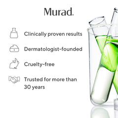 Murad Rapid Relief mask application on skin showing breakout-targeted treatment