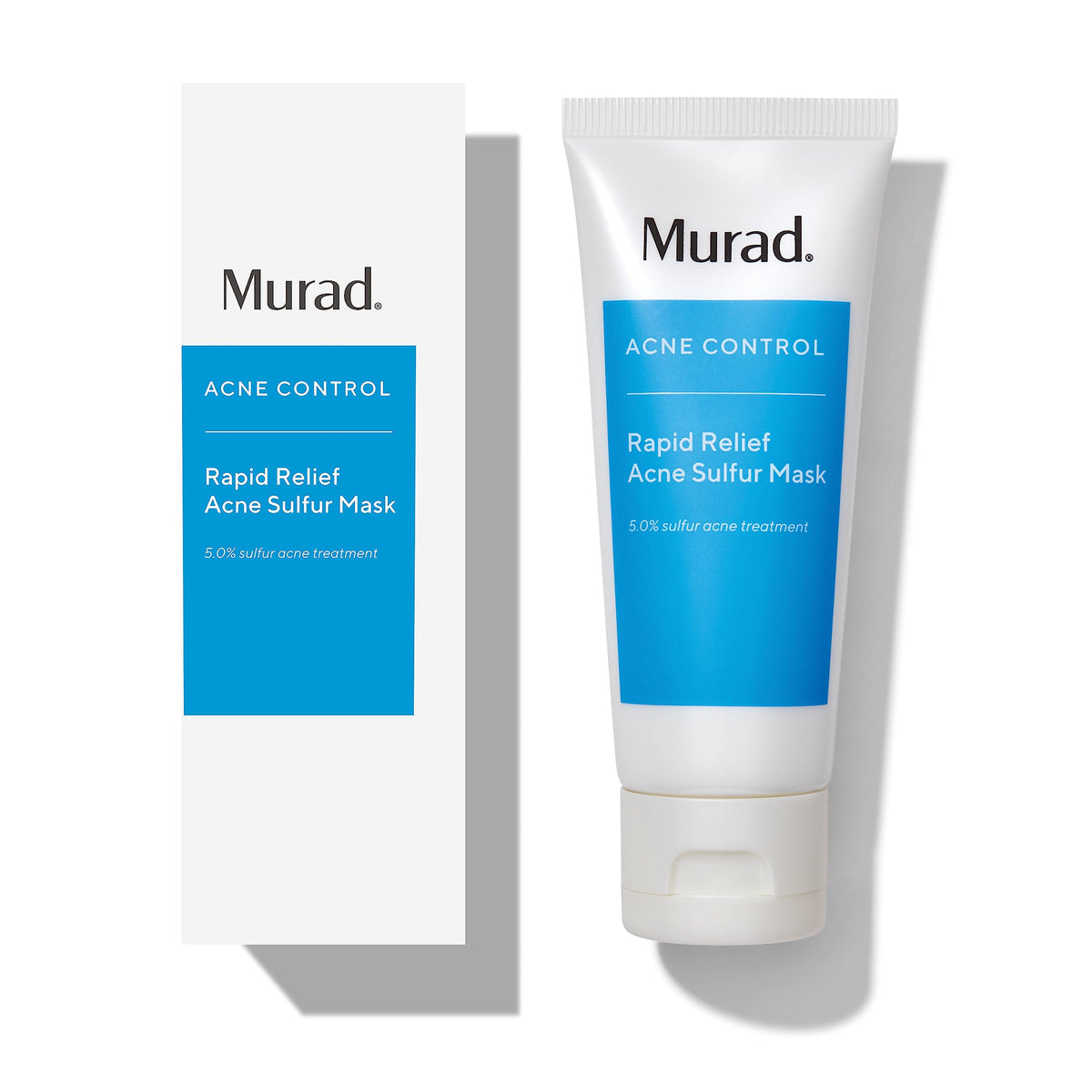 Murad Rapid Relief Acne Sulfur Mask bottle for oil-control benefits