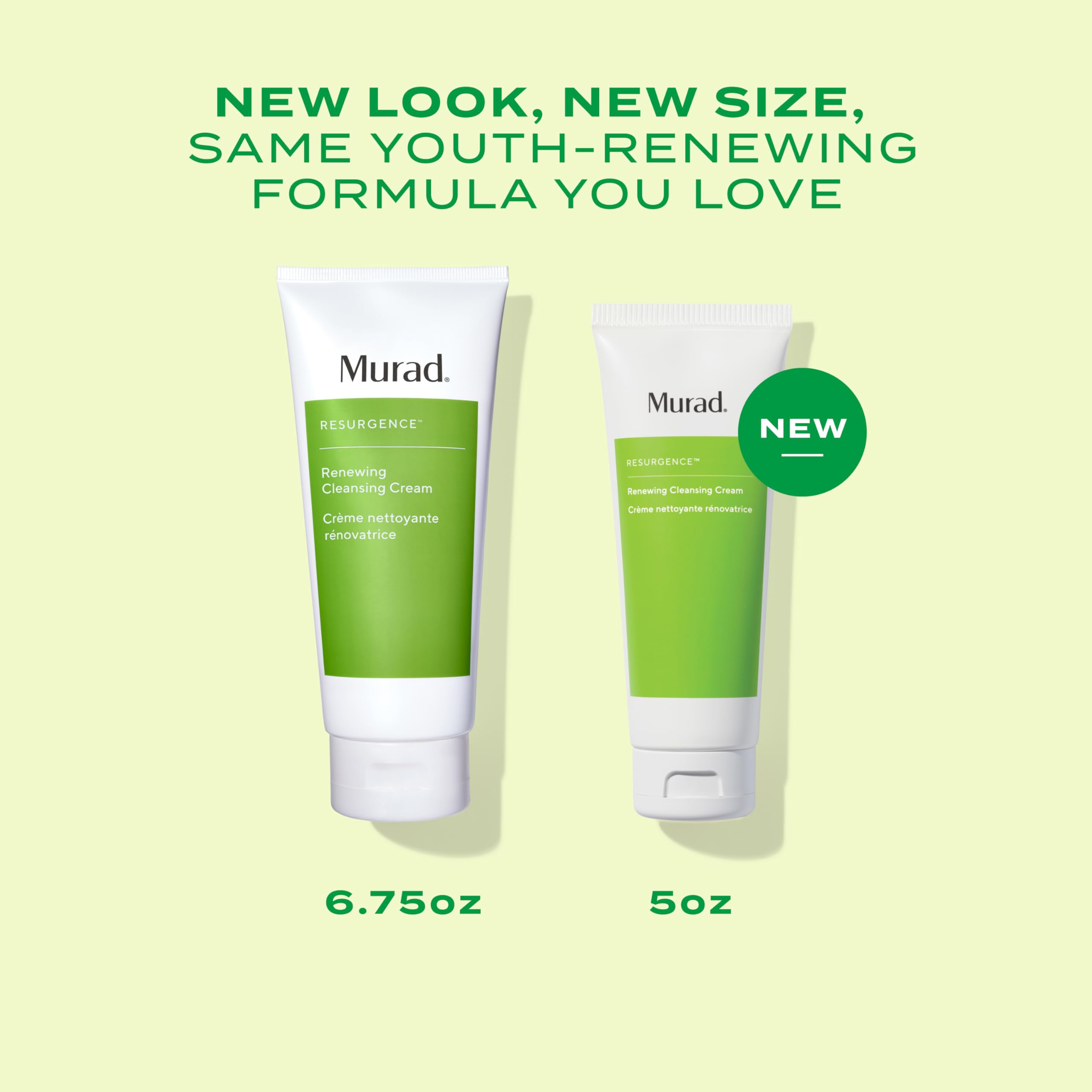 Murad Renewing Cleansing Cream apricot-starflower oils close-up emphasize hydrating skin nourishment.