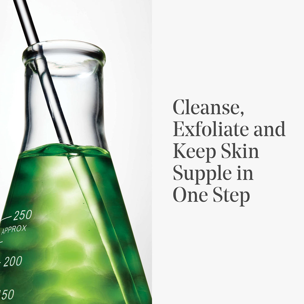 Murad Renewing Cleansing Cream foam close-up reveals silky lather for thorough cleansing.