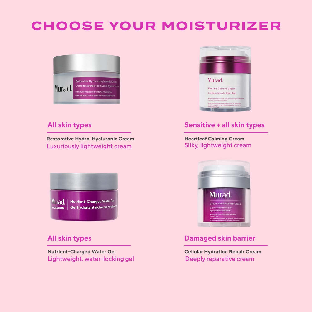 Murad Restorative Hydro-Hyaluronic Face Cream shea butter seal-in moisture image.
