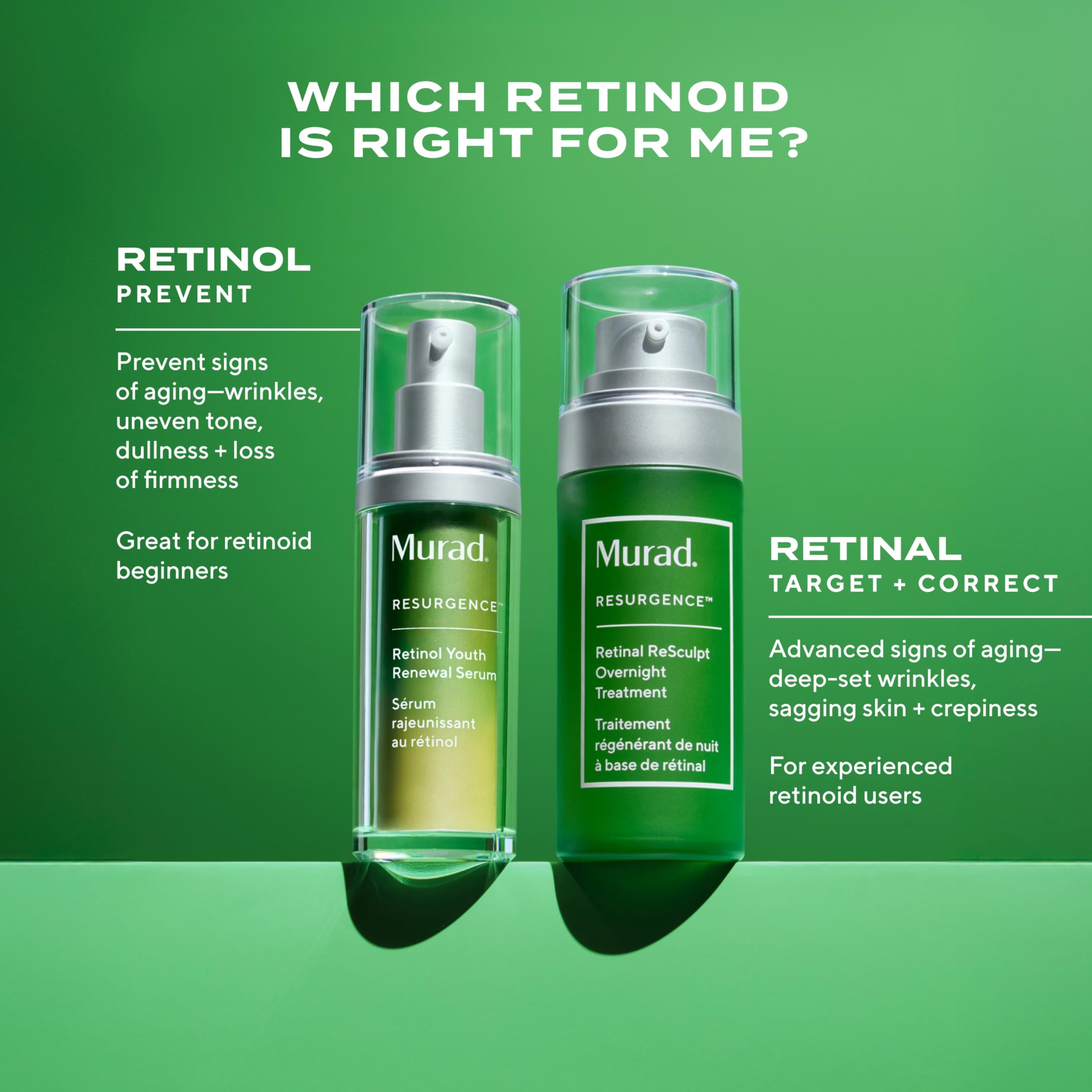 Murad Retinal ReSculpt olive and oat hydration on bottle