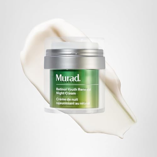 Murad Retinol Youth Renewal Night Cream on countertop suggesting daily self-care ritual