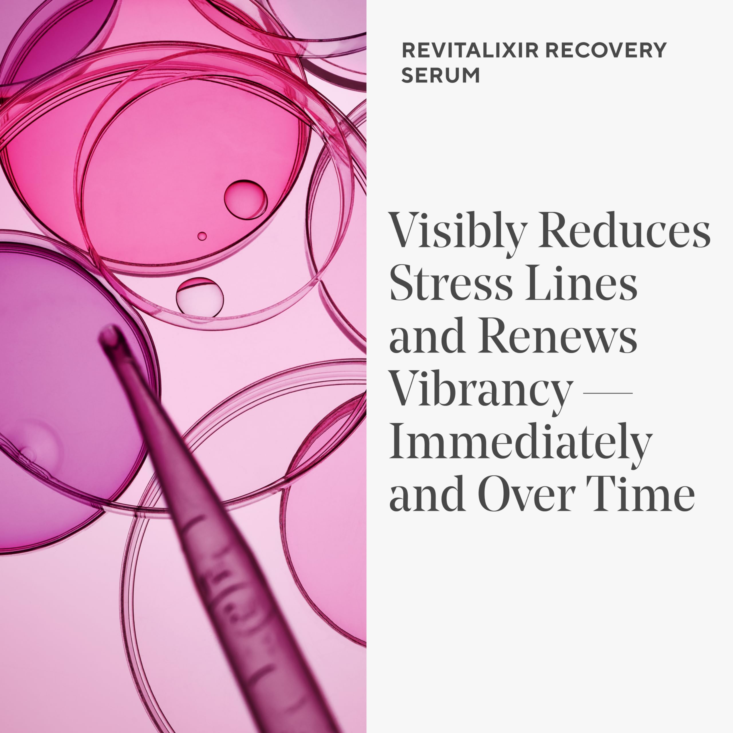 Murad Revitalixir Recovery Serum pump for easy morning and night use