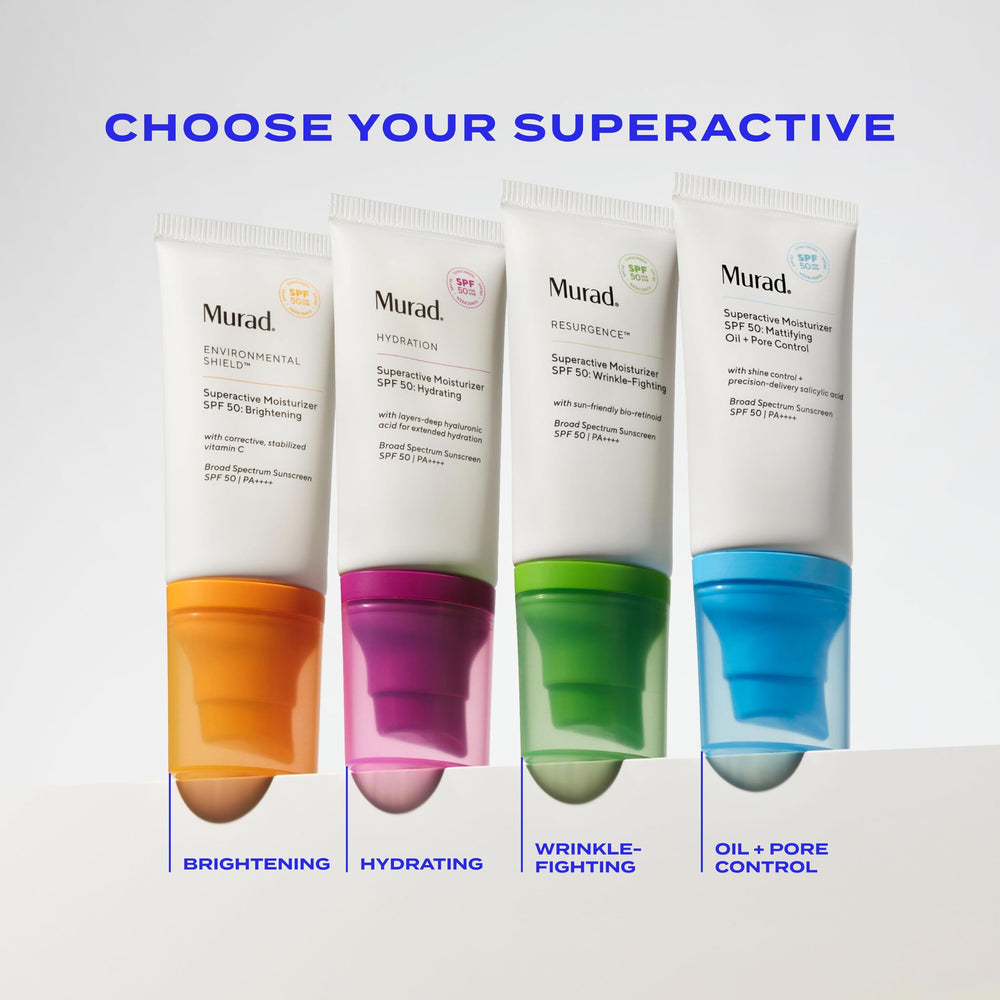 Murad sunscreen under makeup ready for seamless, shine-free complexion.