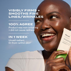Murad SPF50 moisturizer on skin provides non-greasy, sheer finish.