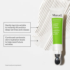 Murad Targeted Wrinkle Corrector packaging shown for essential skincare regimen