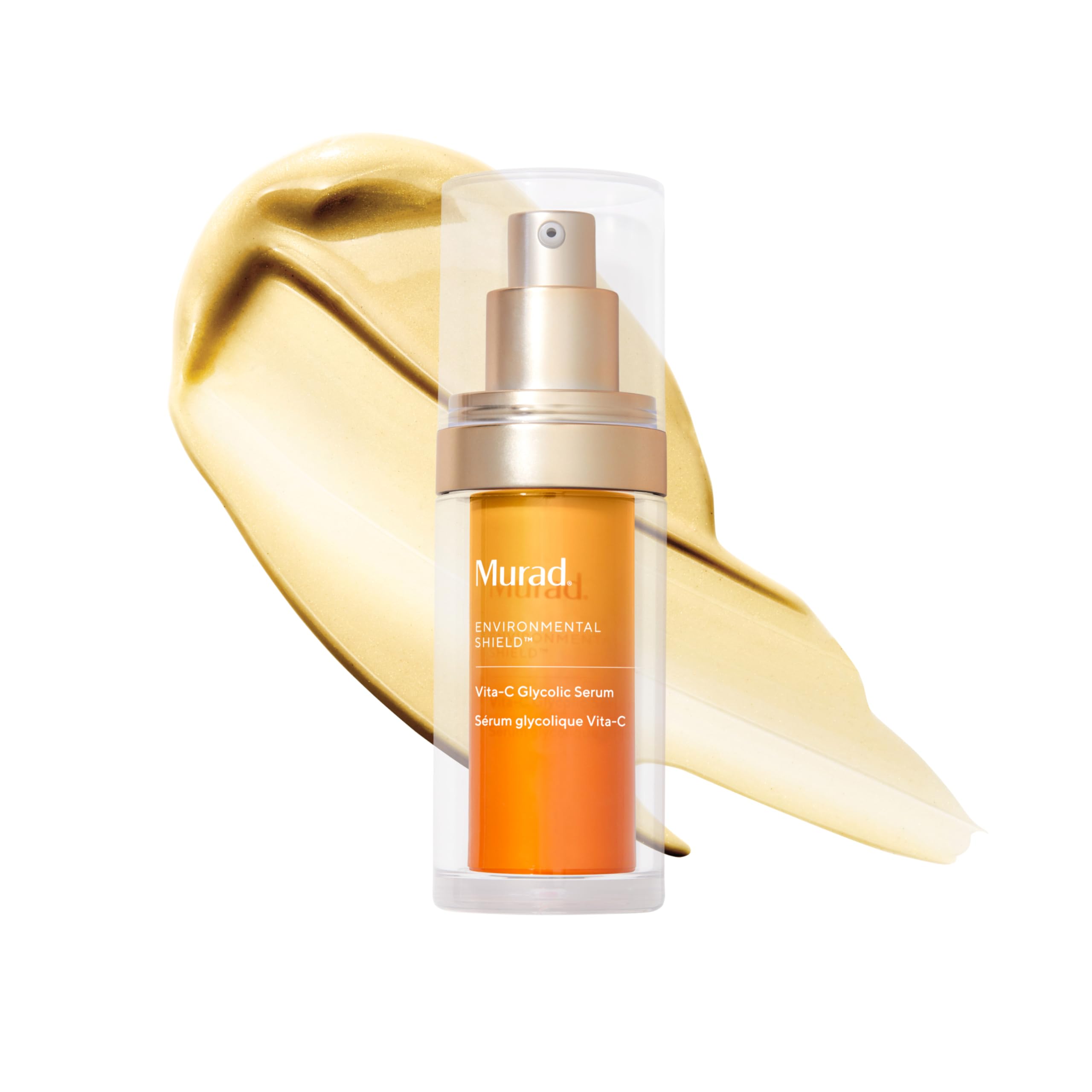 Murad Vita-C Glycolic Serum bottle close-up highlighting brightening formula