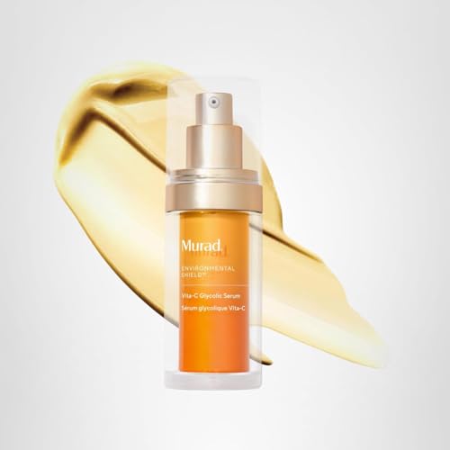 Murad Vita-C Glycolic Serum brightening result concept with luminous skin