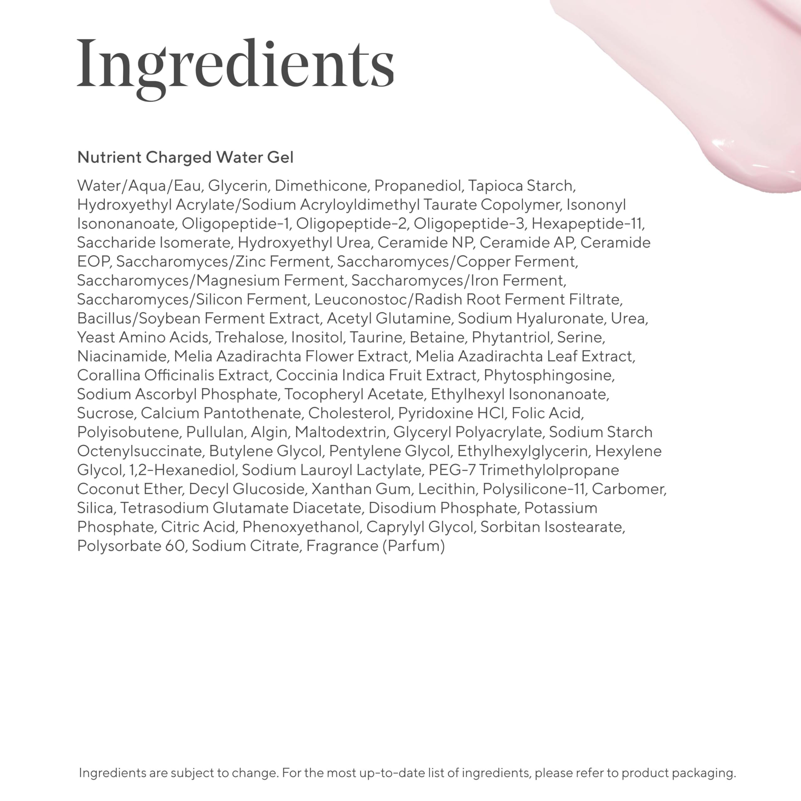 Applying Murad Water Gel to face, neck, and chest delivers refreshed hydration.
