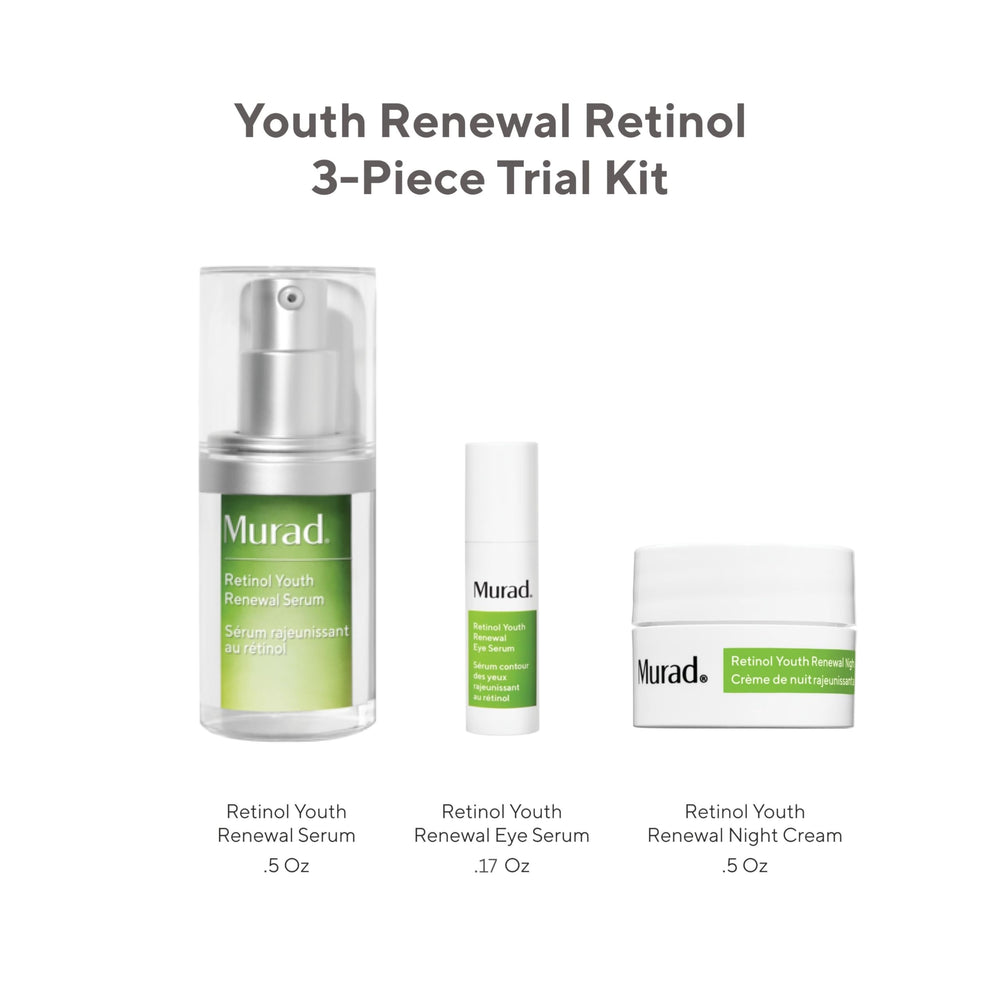 Murad Youth Renewal Eye Serum bottle demonstrates 360-degree renewal for the eye area.