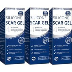 Murasaki Beauty silicone scar gel three-pack tubes for scar fading support and precise application