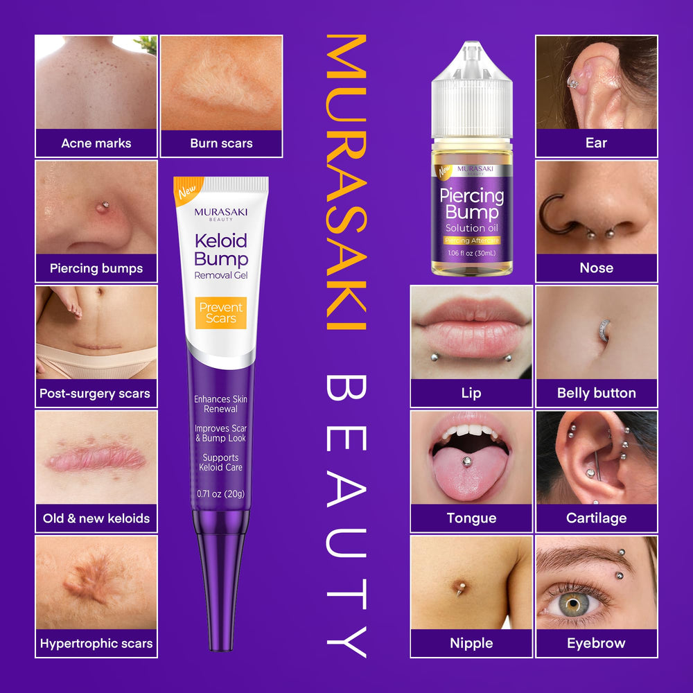MURASAKI BEAUTY full aftercare kit for piercing bumps and scars.