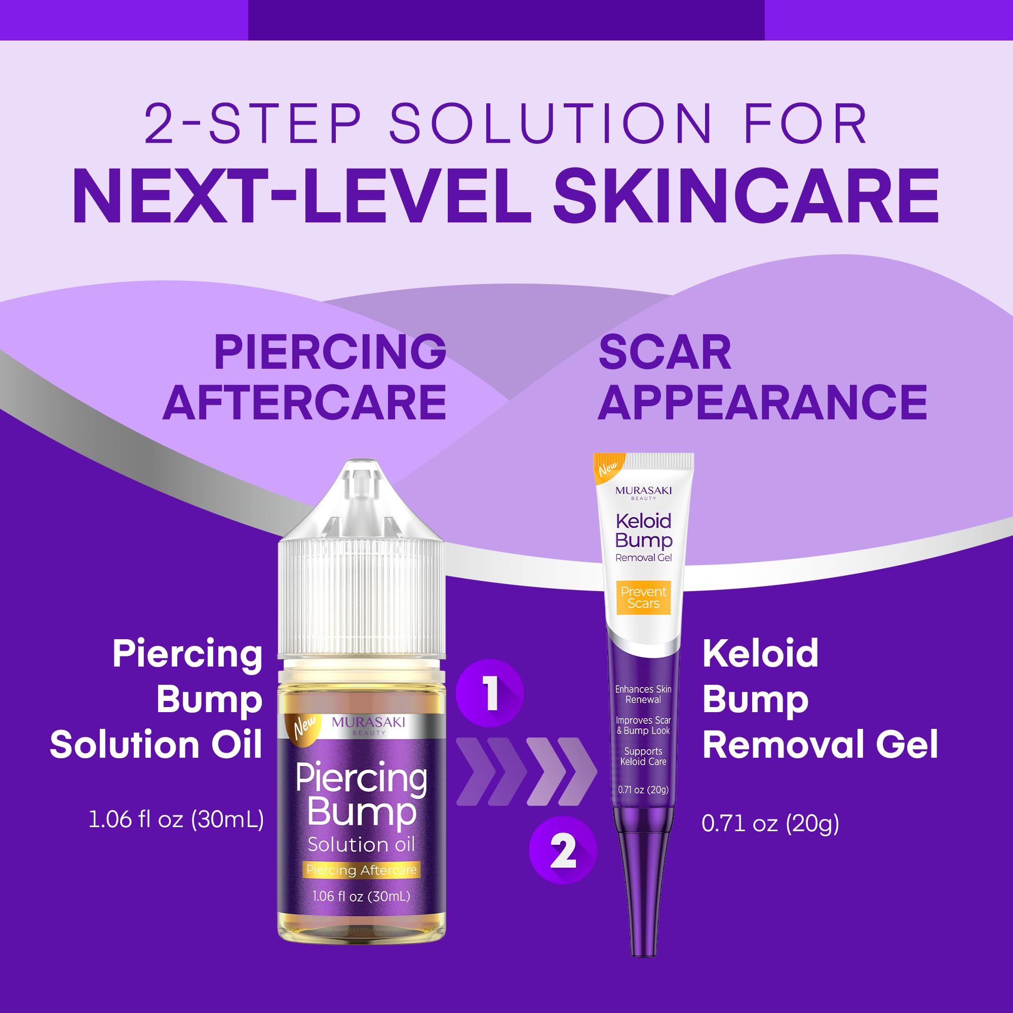 MURASAKI BEAUTY oil texture close-up showing nourishing blend.