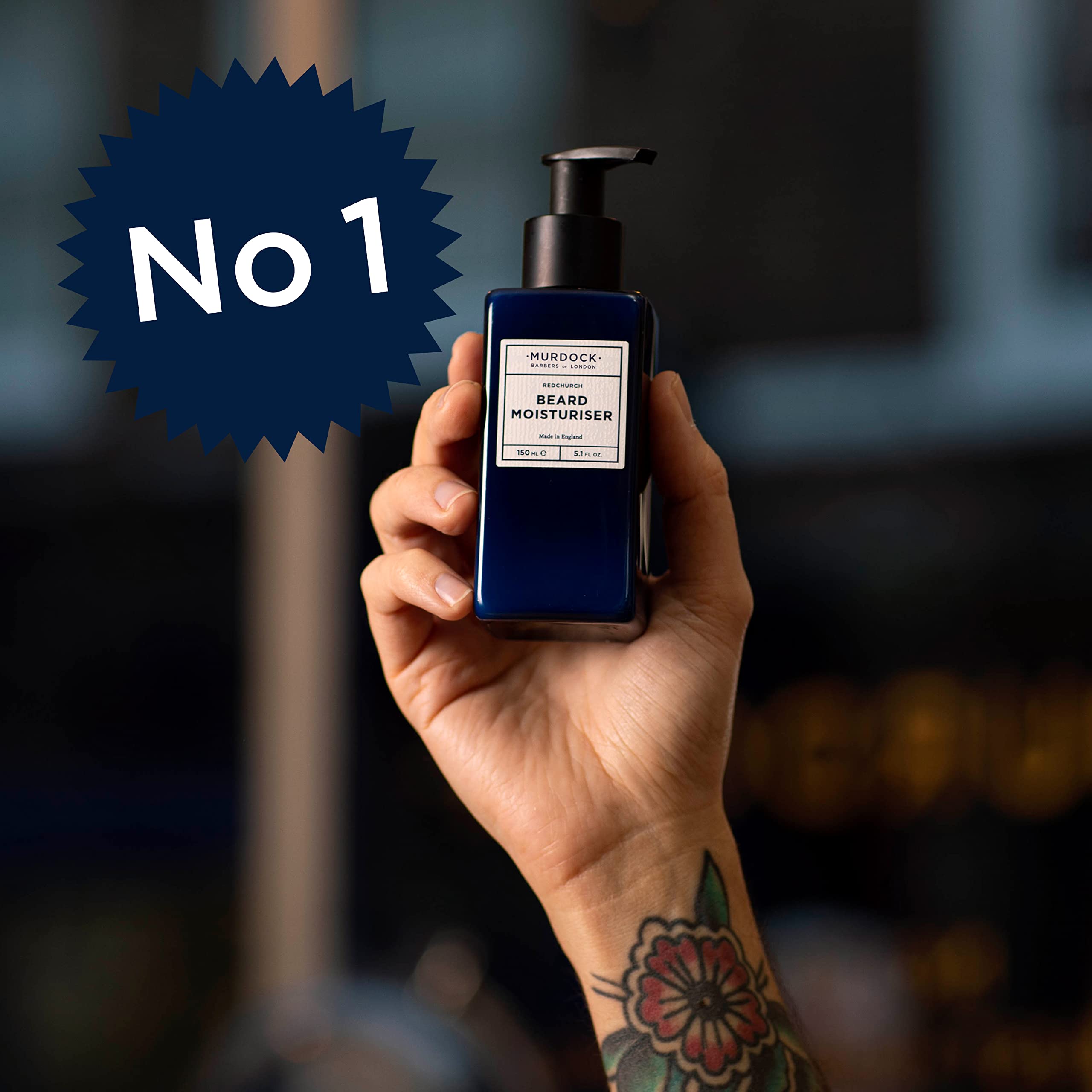 Murdock London barbershop-approved formula close-up highlighting premium ingredients.