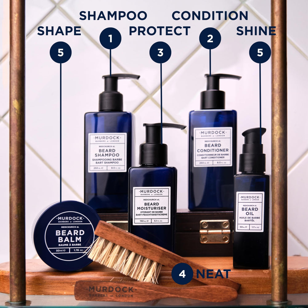 Murdock London Clean Label ingredients show a paraben-free formula for healthier grooming.