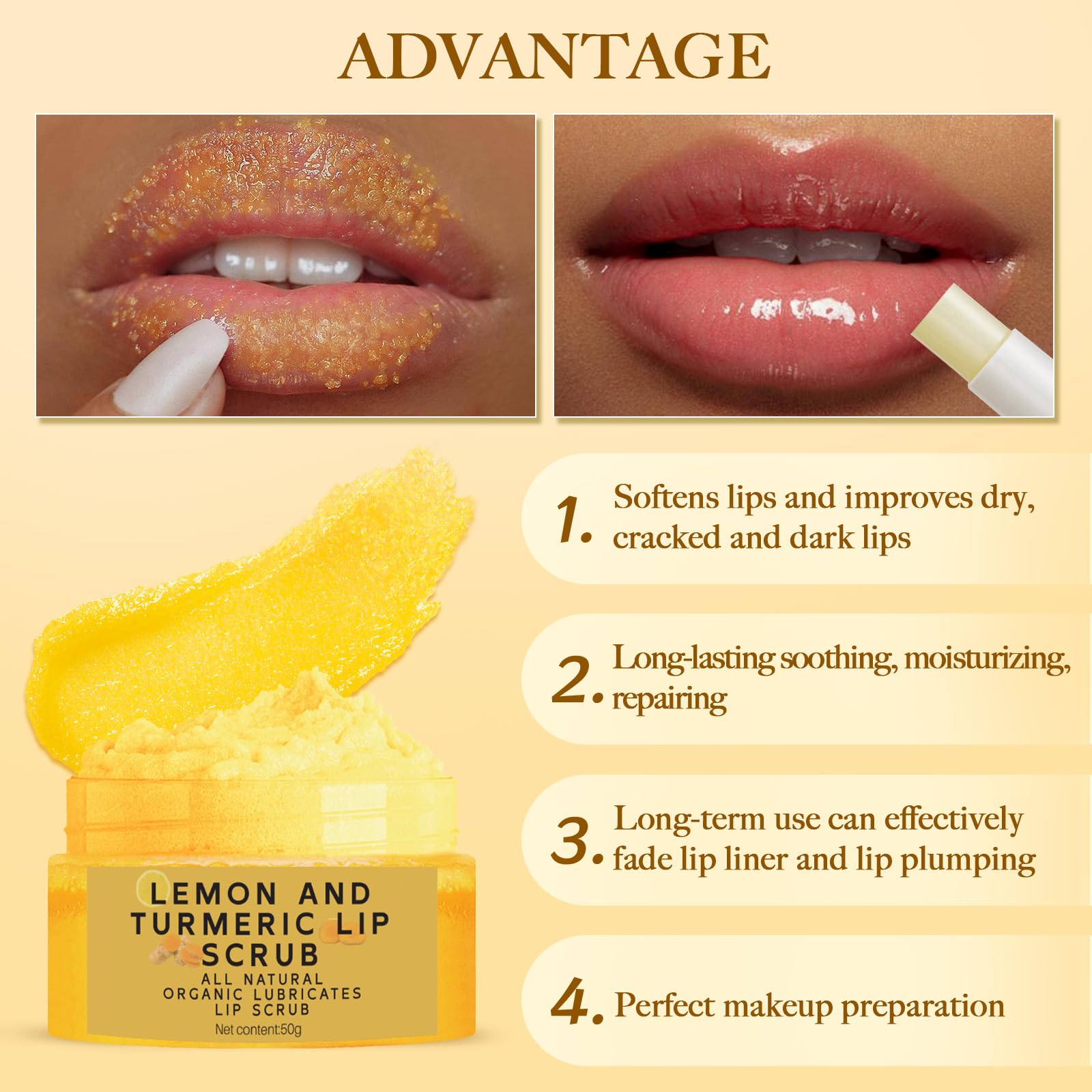 Murend lip scrub brush for precise, even exfoliation