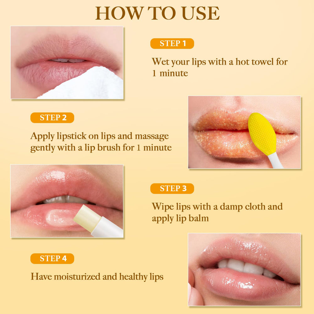 Murend lips after use showing smoother texture and healthier appearance