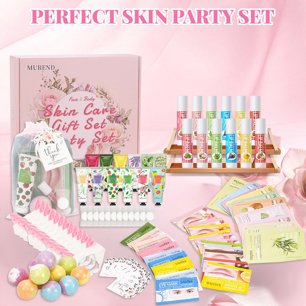 MUREND-spa-birthday-party-favors-set presents a complete party solution for girls' celebrations.