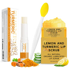 Murend turmeric lemon lip scrub bottle for gentle exfoliation and smoother lips