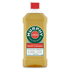 Murphy Oil Soap Original bottle being poured for wood conditioning