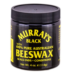 Murray's Beeswax Black 4 oz jar for sealing ends and defining large curls.