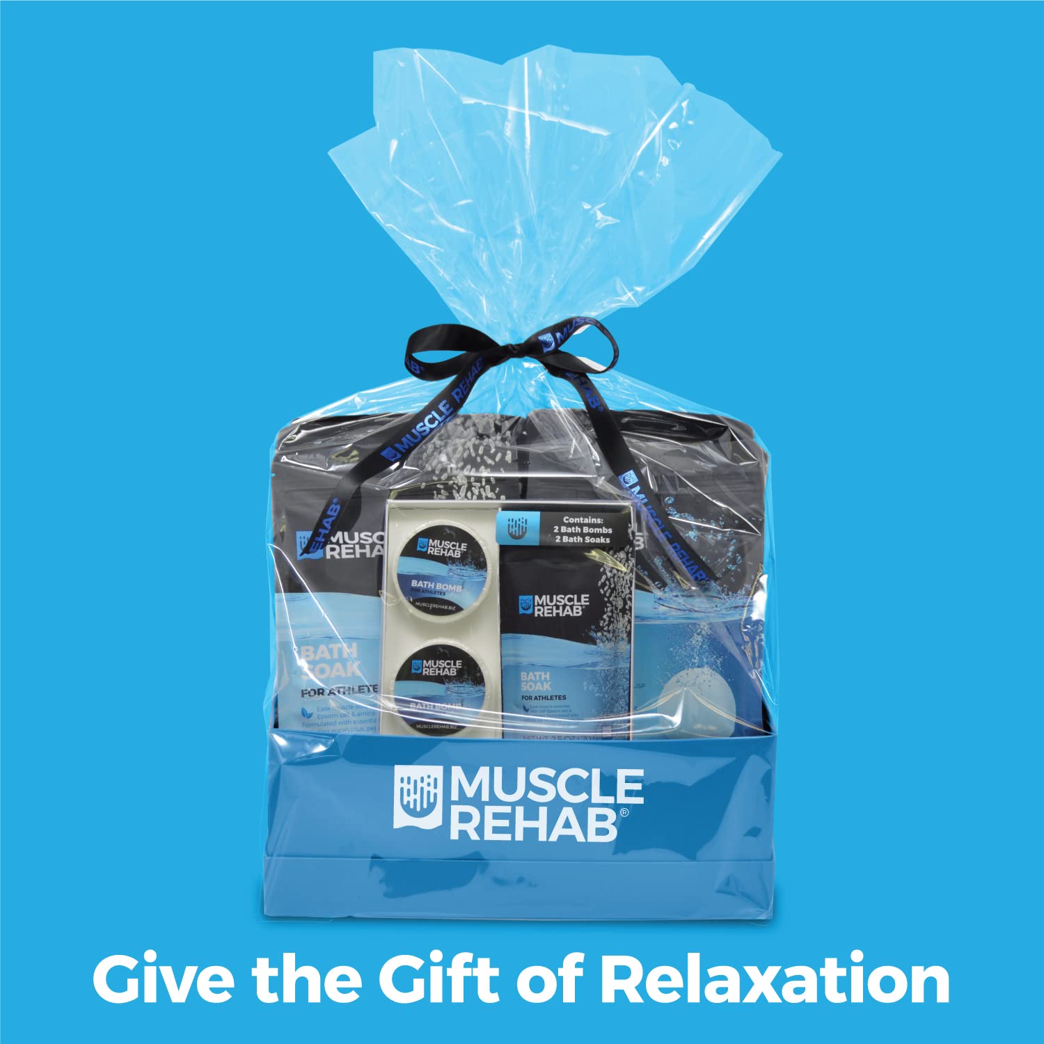 Muscle Rehab turmeric and clary sage blend promotes balanced relaxation.
