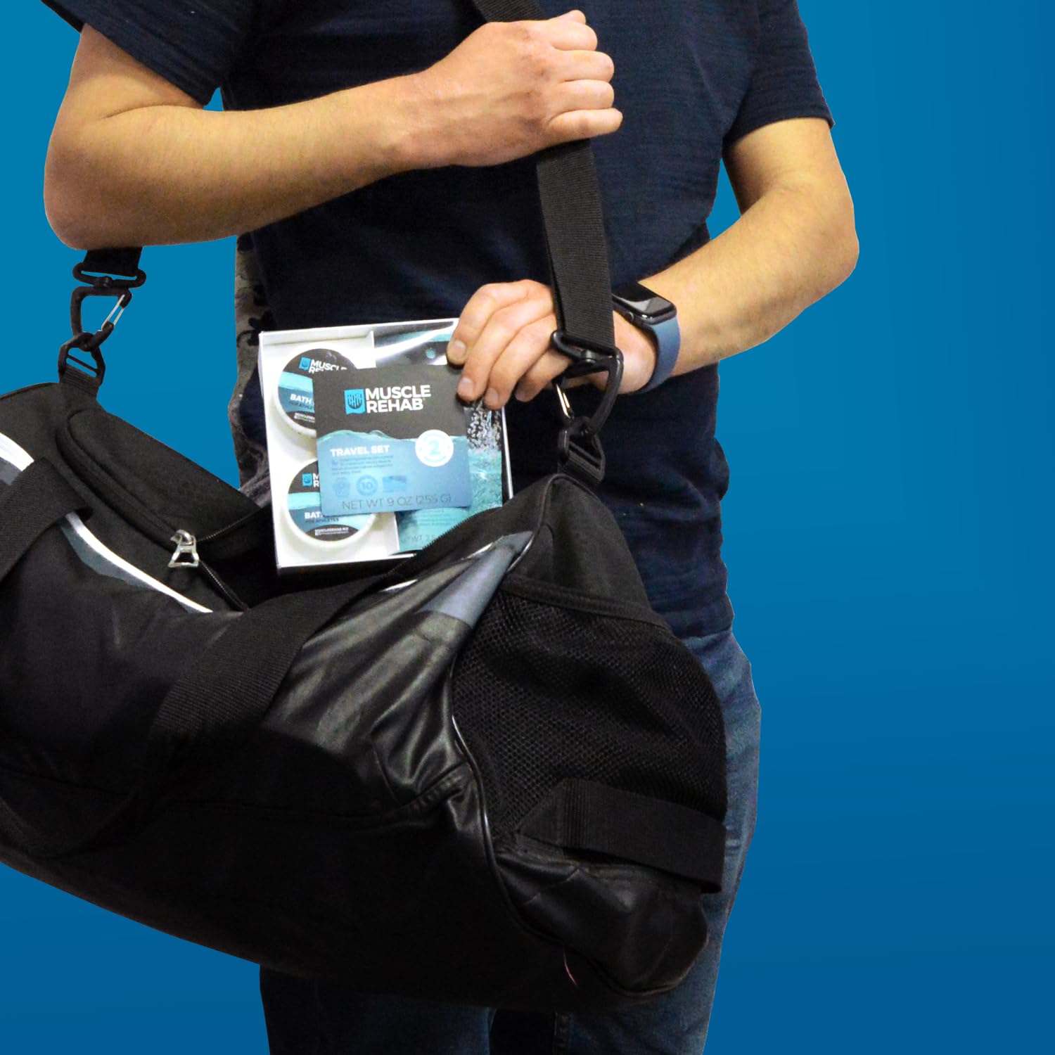 Muscle Rehab two-set gift-pack shown as a thoughtful recovery kit.