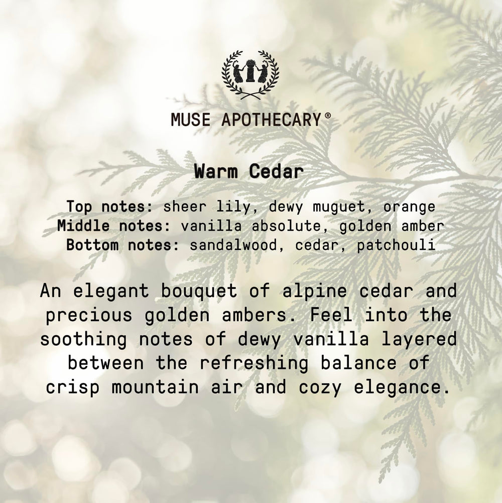 Muse Apothecary espuma rica para manos, limpieza profunda y piel sedosa.
