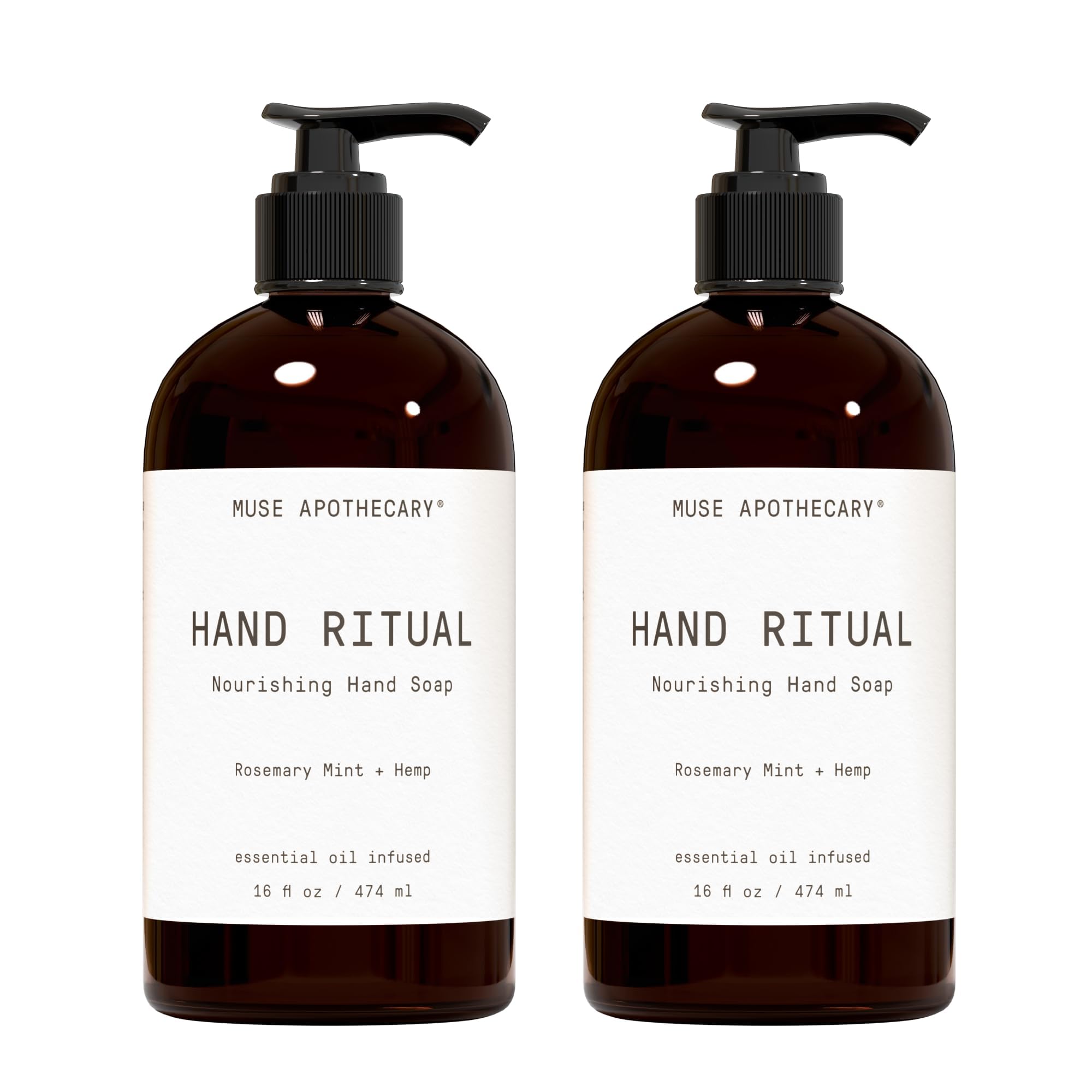Muse Apothecary Hand Ritual, botella aromática para lavado de manos con aroma suave