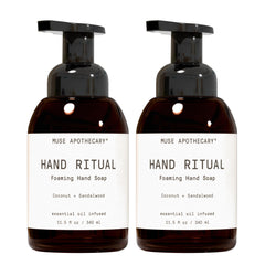 Muse Apothecary Hand Ritual foaming soap bottle ready for everyday cleansing.