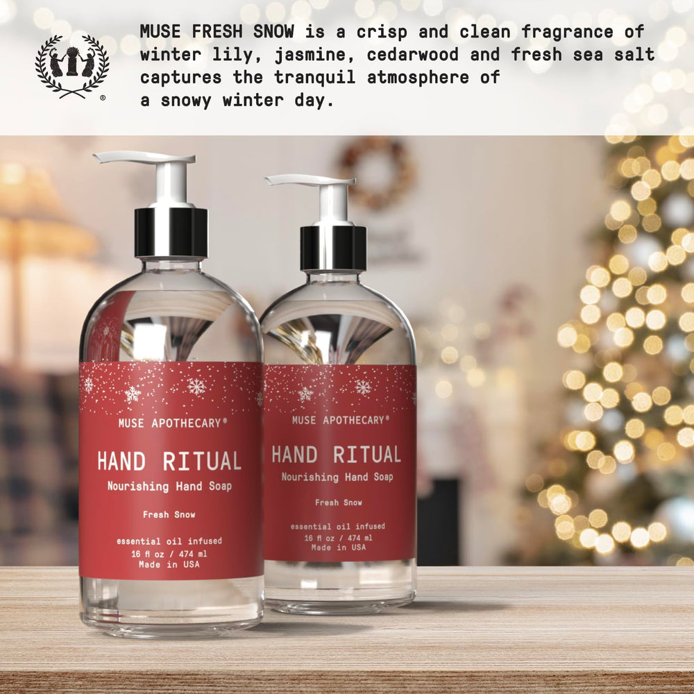 Natural ingredients graphic highlights cruelty-free and biobased qualities of Muse Apothecary.