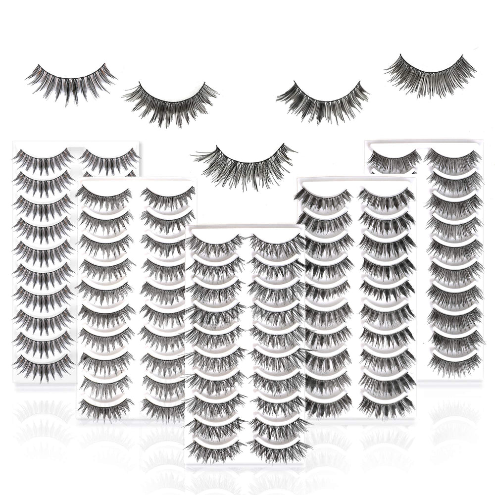 MUSELASH 50-pairs collection styles display for versatile daily or glam looks