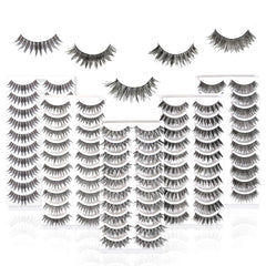 MUSELASH 50-pairs collection styles display for versatile daily or glam looks